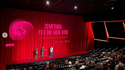 Presentació "Simfonia per un Món Nou" al cinema Phenomena de Barcelona